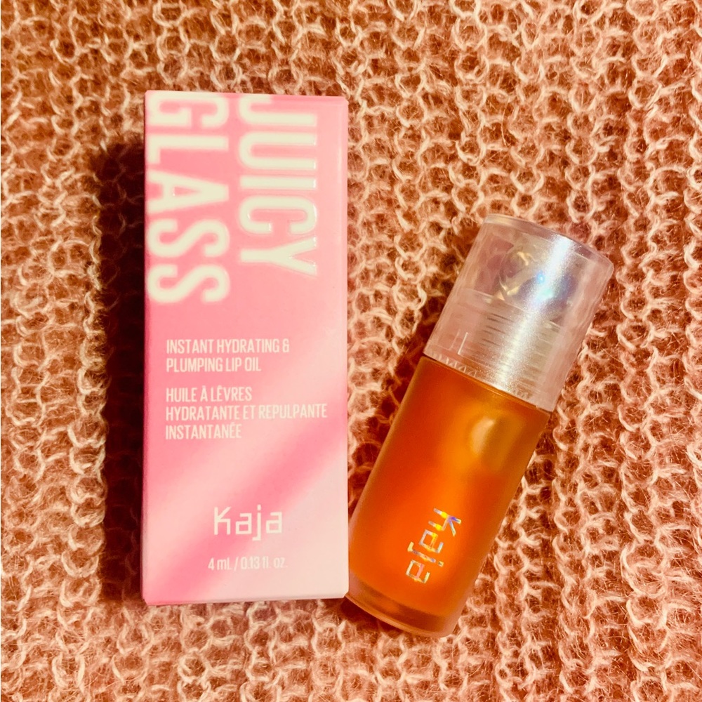 Kaja Juicy Glass Lip Oil in Apricot Allure Korean K-beauty Gloss, New in Box!